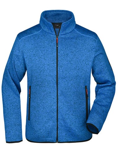 DAI-JN762-Mens Knitted Fleece Jacket