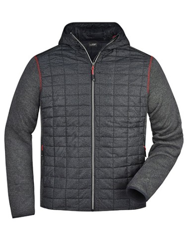 DAI-JN772-Mens Knitted Hybrid Jacket