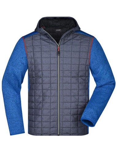 DAI-JN772-Mens Knitted Hybrid Jacket