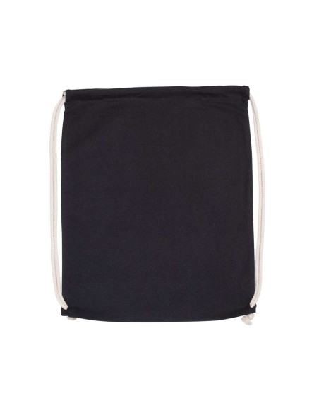 K-KI0139-ORGANIC COTTON BACKPACK WITH DRAWSTRING CARRY HANDLES