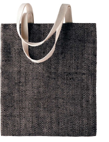 K-KI0226-Sac en toile de jute teint 100% naturel KiMood