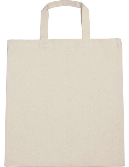 K-KI0249-COTTON CANVAS SHOPPER BAG