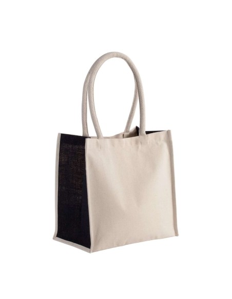 K-KI0255-COTTON / JUTE TOTE BAG - 17L