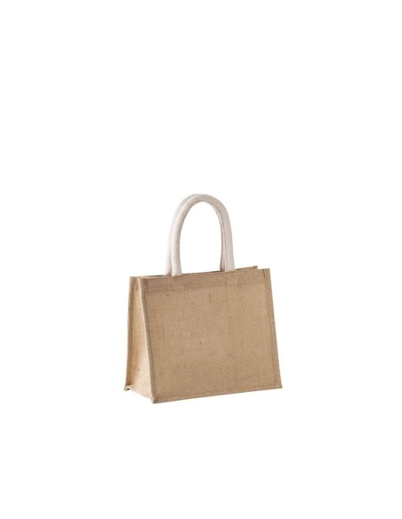 K-KI0273-JUTE CANVAS TOTE - MEDIUM