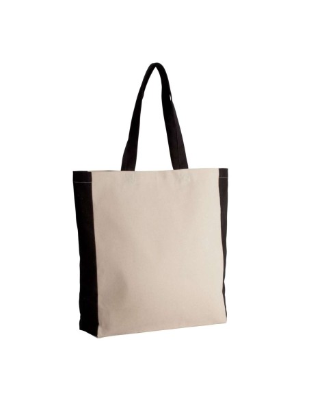K-KI0275-TWO-TONE TOTE BAG
