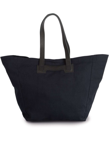 K-KI0280-HANDBAG WITH LEATHER HANDLES