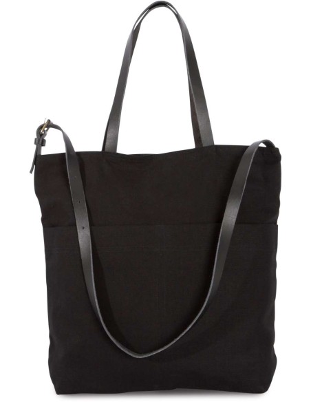 K-KI0287-HANDBAG WITH LEATHER SHOULDER STRAP