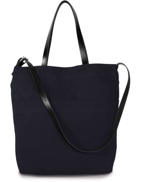 K-KI0287-HANDBAG WITH LEATHER SHOULDER STRAP