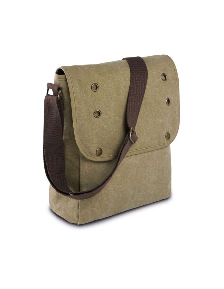 K-KI0302-CANVAS SHOULDER BAG