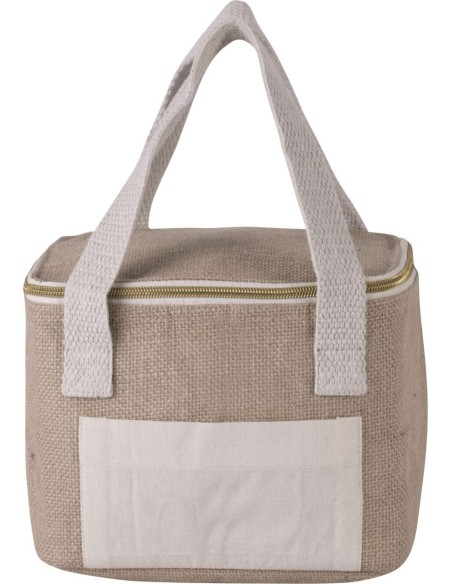 K-KI0352-JUTE COOL BAG - SMALL SIZE