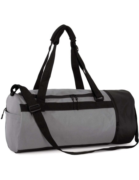 K-KI0630-TUBULAR SPORTS BAG WITH SEPARATE SHOE COMPARTMENT