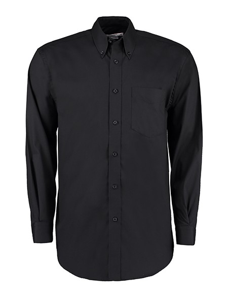 K-KK105-Mens Classic Fit Premium Oxford Shirt Long Sleeve