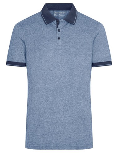 DAI-JN706-Mens Heather Polo