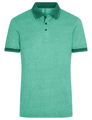 DAI-JN706-Mens Heather Polo