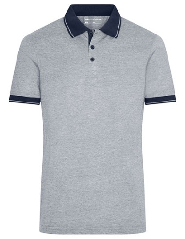 DAI-JN706-Mens Heather Polo