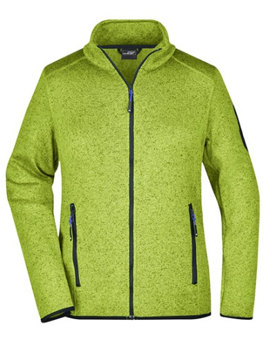 DAI-JN761-Ladies Knitted Fleece Jacket