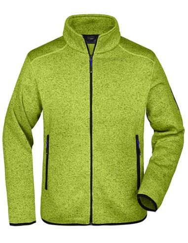 DAI-JN762-Mens Knitted Fleece Jacket