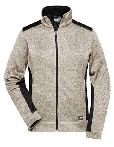 DAI-JN861-Ladies Knitted Workwear Fleece Jacket -STRONG-