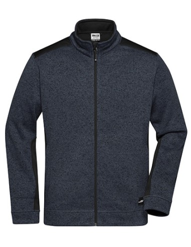 DAI-JN862-Mens Knitted Workwear Fleece Jacket -STRONG-