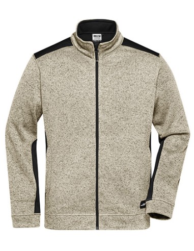 DAI-JN862-Mens Knitted Workwear Fleece Jacket -STRONG-