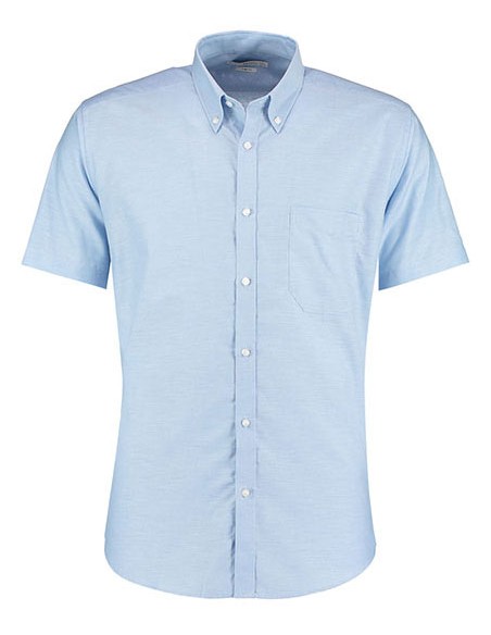 K-KK183-Mens Slim Fit Workwear Oxford Shirt Short Sleeve