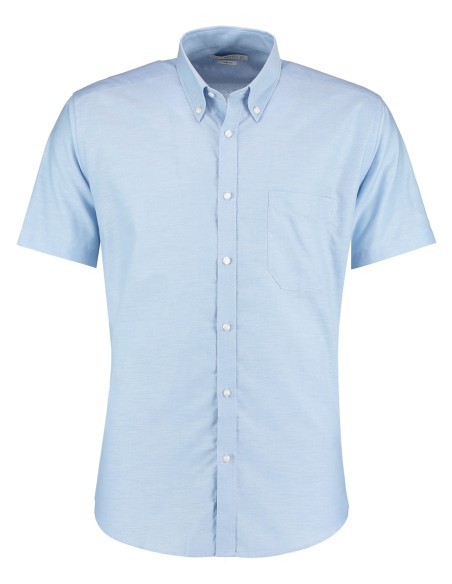 K-KK183-Mens Slim Fit Workwear Oxford Shirt Short Sleeve