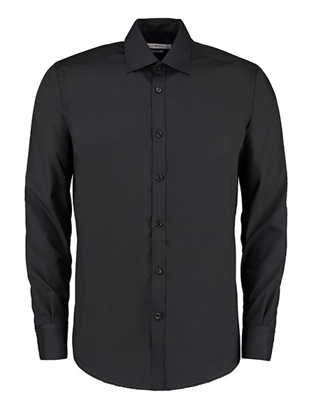 K-KK192-Mens Slim Fit Business Shirt Long Sleeve