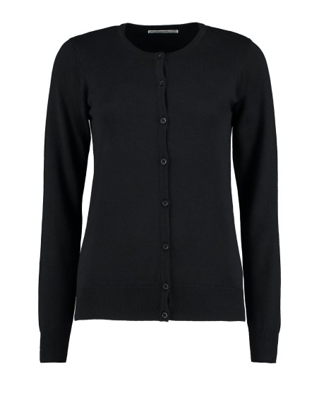K-KK355-Cardigan col rond à manches longues Arundel Femme