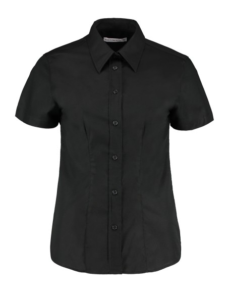 K-KK360-Womens Tailored Fit Workwear Oxford Shirt Short Sleeve