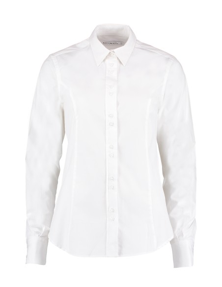 K-KK388-Chemisier à manches longues City Business