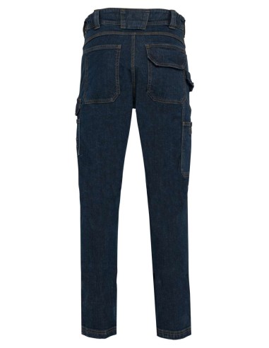 DES-WK705-MEN'S MULTIPOCKET DENIM TROUSERS
