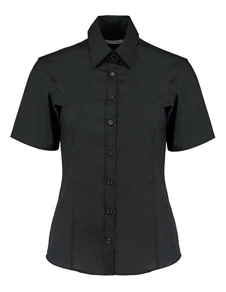 K-KK742F-Womens Tailored Fit Business Shirt Short Sleeve