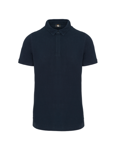 DES-WK225-MEN'S SHORT SLEEVE STUD POLO SHIRT