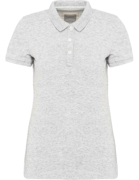 K-KV2207-LADIES' VINTAGE SHORT SLEEVE POLO SHIRT