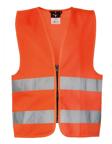 K-KWRX-Kids Hi-Vis Safety Vest With Front Zipper Aalborg