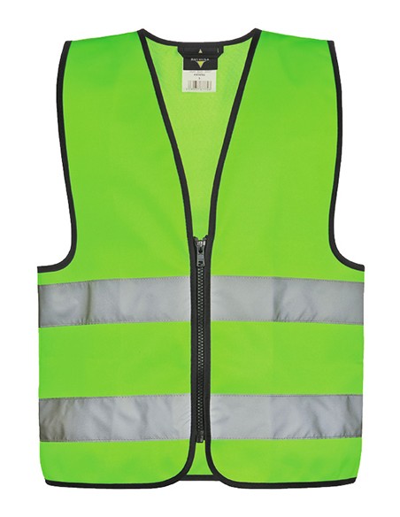 K-KWRX-Kids Hi-Vis Safety Vest With Front Zipper Aalborg
