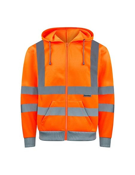 K-KXZHO-Hi-Vis Workwear Hooded Sweat-Jacket Galway