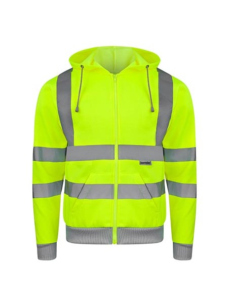 K-KXZHO-Hi-Vis Workwear Hooded Sweat-Jacket Galway