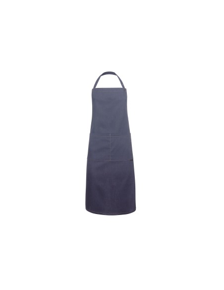 K-LS22-Bib Apron Jeans-Style With Pocket