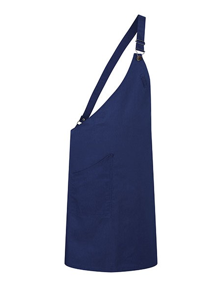 K-LS36-Asymmetrical Bib Apron Classic With Pocket