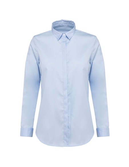 K-PK507-LADIES' LONG-SLEEVED TWILL SHIRT