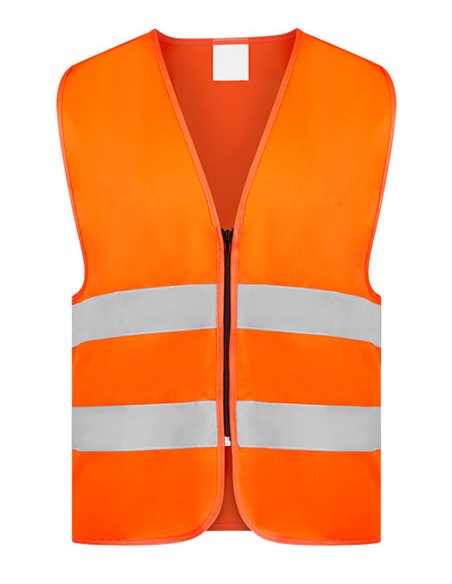 K-RX217-Hi-Vis Safety Vest Cologne With Front Zipper