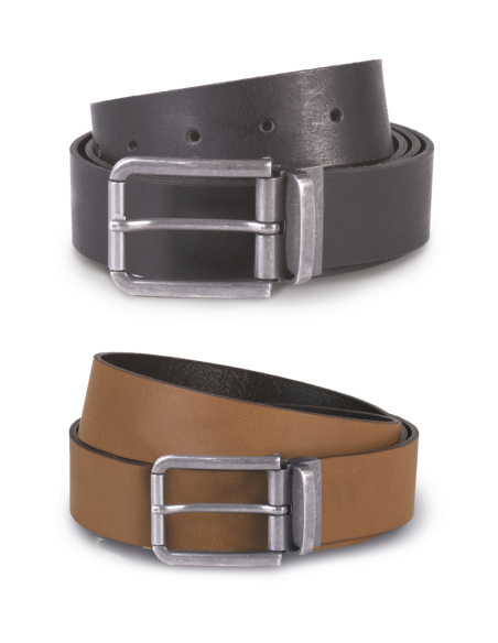 KUP-KP812-RAW EDGE LEATHER BELT - 35MM