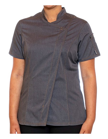 L-DF145-Ladies Aysematric Jacket