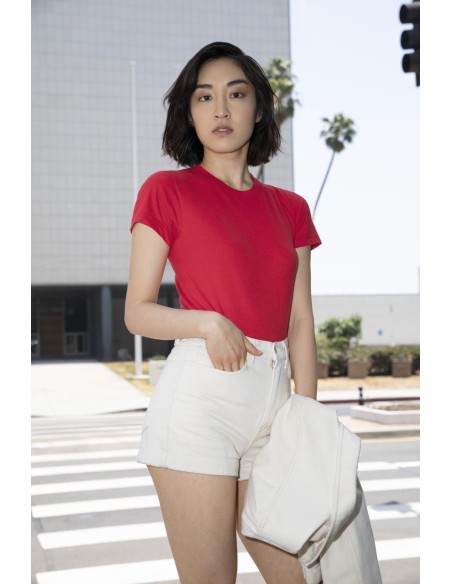 A-AA2102-WOMEN'S FINE JERSEY SHORT SLEEVE T-SHIRT