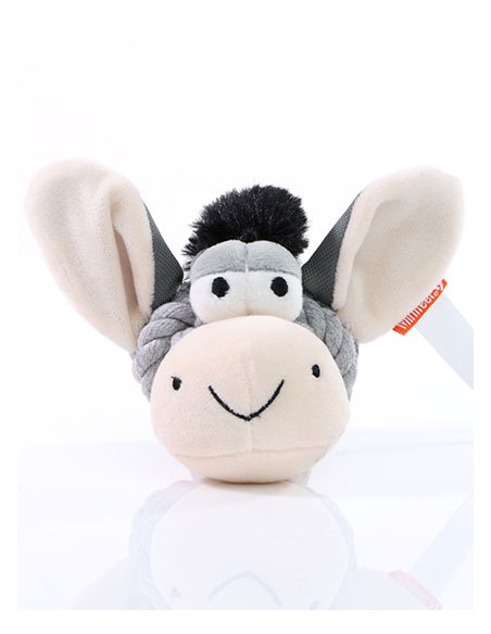 M-M170020-MiniFeet® Dog Toy Knotted Animal Donkey