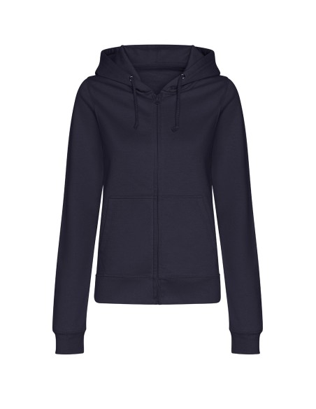A-JH50F-Sweat zippé universitaire femme
