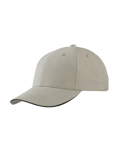 M-MB6541-Light Brushed Sandwich Cap