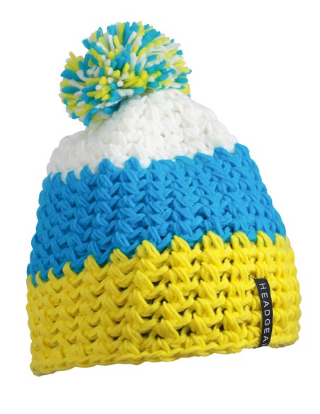 M-MB7940-Crocheted Cap With Pompon
