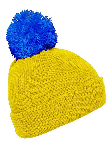 M-MB7967-Pompon Hat With Brim